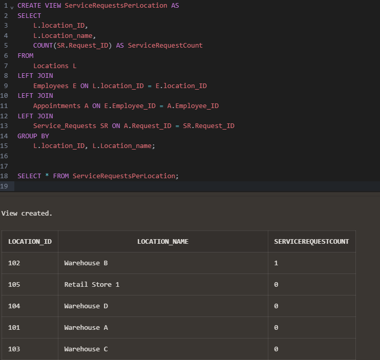 Query Result 1